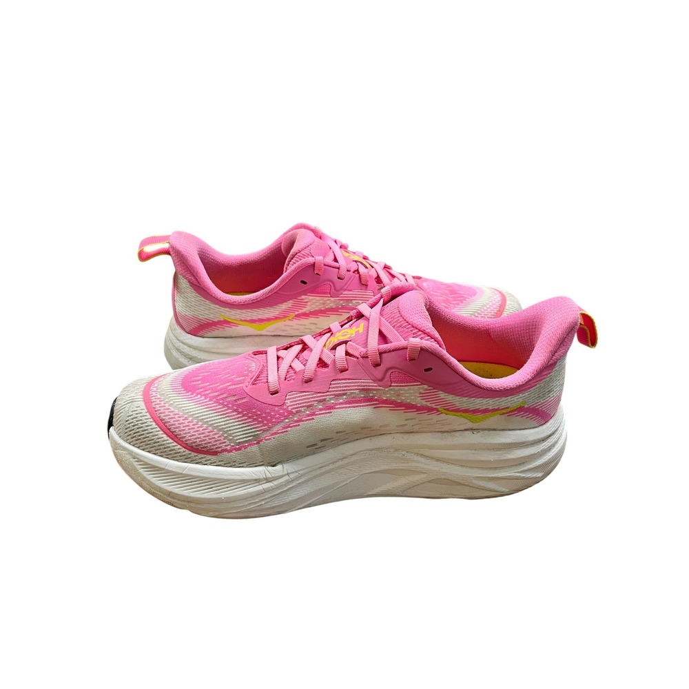 HOKA One Skyflow Women Running Shoes 10 B Pink Athletic Sneakers Gym Sneakers - Picture 10 of 11